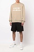 Бежевый свитшот Amiri MA bar crew-sweat