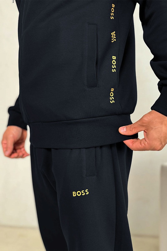 Мужские тёмно-синие штаны Hugo Boss