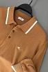 Поло с длинным рукавом Etro Pegaso logo - Brown