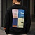 Мужской чёрный свитшот Heron Preston Multi Heron Censored