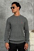 Мужской свитер Polo Ralph Lauren cable-knit - Grey