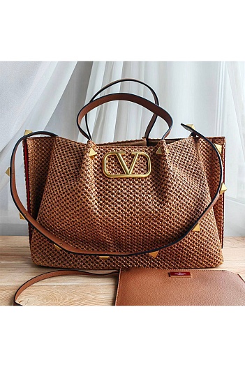 Женская сумка Valentino Summer tote 47x25 см (3 расцветки)   