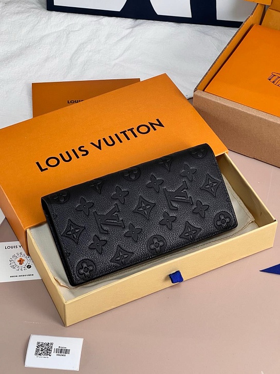 Кожаный бумажник Louis Vuitton Premium 19x9.5x2 см