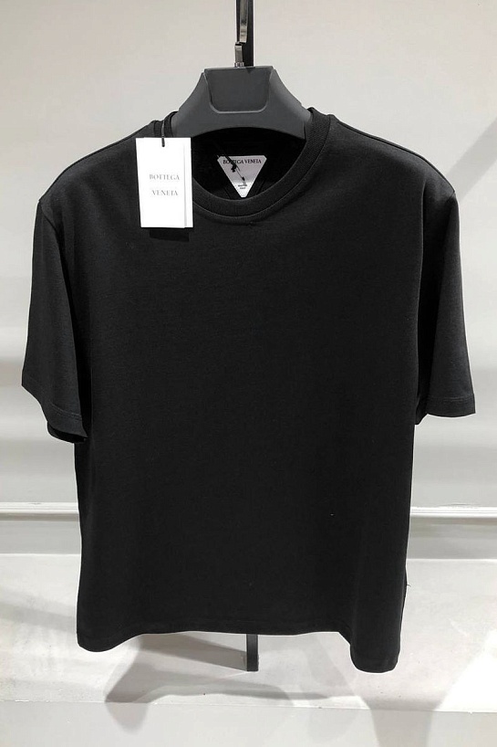 Чёрная оверсайз футболка Bottega Veneta basic