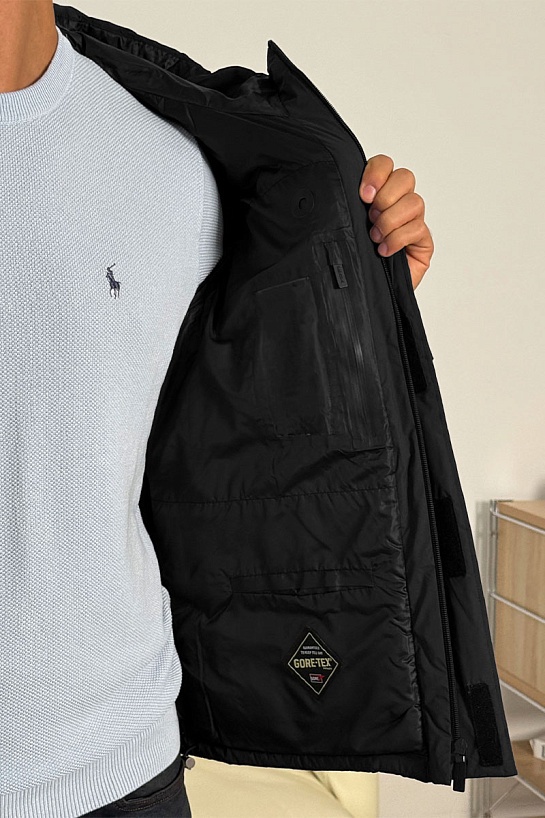 Мужской пуховик Prada Linea Rossa - Black