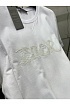 Мужская оверсайз футболка Dior белого цвета