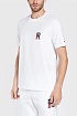 Футболка белого цвета Tommy Hilfiger logo-embroidered