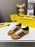 Женские кроссовки Gucci x Adidas Gazelle Collaboration - Orange
