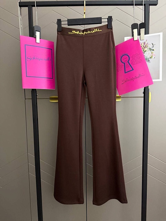 Женские брюки клёш Schiaparelli premium - Brown