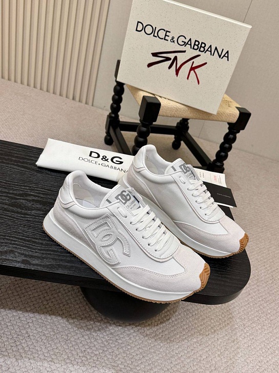 Мужские кроссовки Dolce & Gabbana Cushion - White