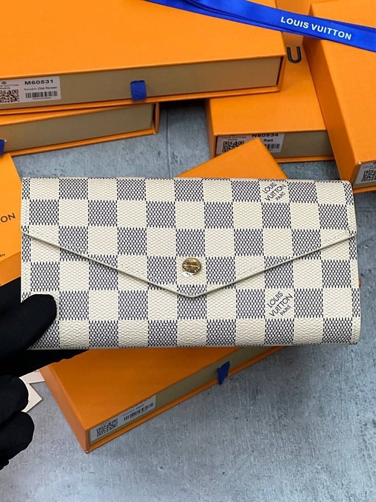 Кожаный кошелек Louis Vuitton Sarah Premium 19x10.5x2.5 см