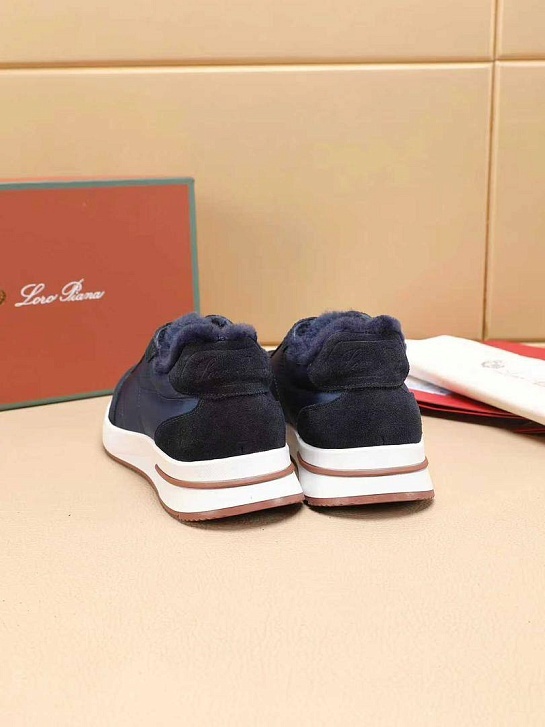 Кроссовки с мехом Loro Piana Week End Walk Evo