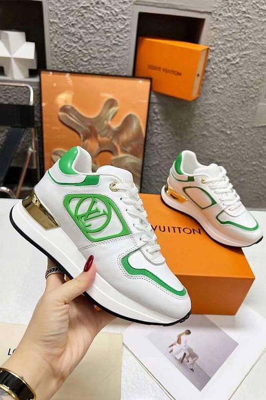 Женские кожаные кроссовки Louis Vuitton Neo Run Away