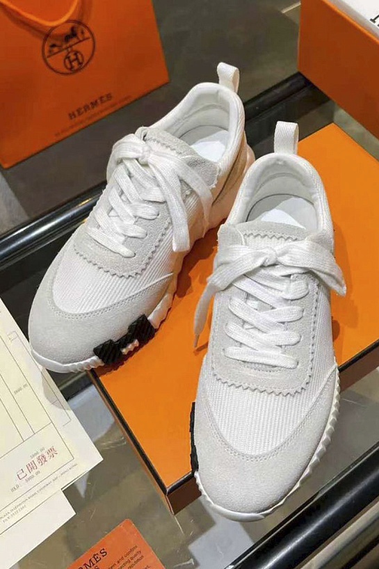 Женские комбинированные кроссовки Hermes Bouncing premium