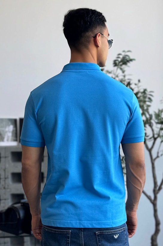 Мужское синее поло Christian Dior