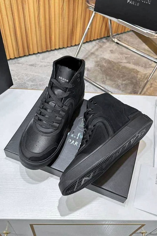 Кроссовки Balmain B-Skate High-Top - Black