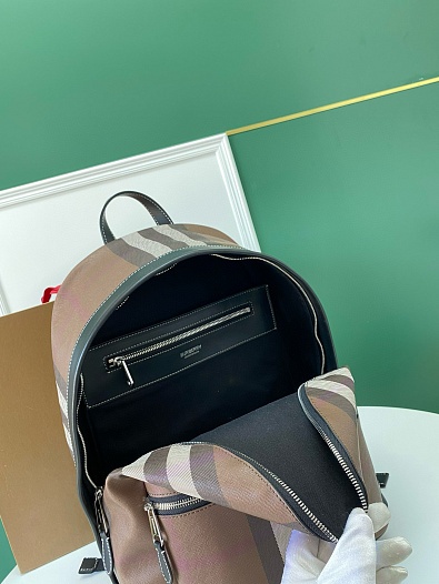 Кожаный рюкзак Burberry Dark Birch Brown Premium 30.5x14.5x42.5 см   
