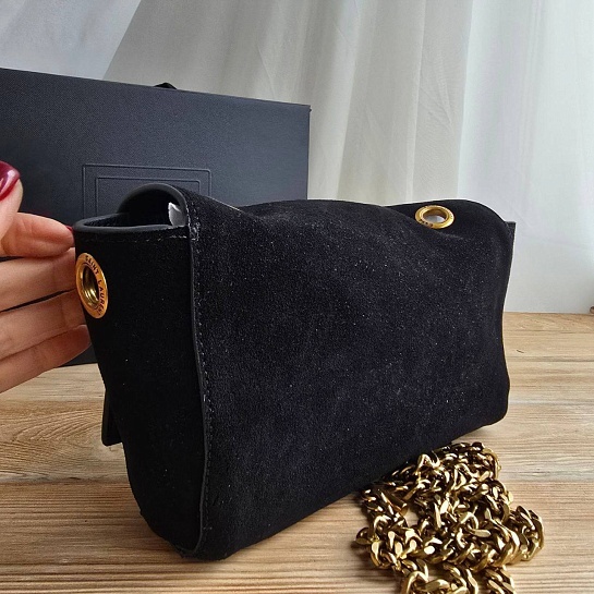 Замшевая сумка Yves Saint Laurent Kate 25x14 см