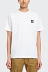 Футболка белого цвета Stone Island compass-patch