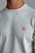 Мужской джемпер Hermes H embroidered - Grey