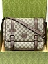 Кожаная сумка-мессенджер Gucci GG Premium 28x20x8 см - Beige