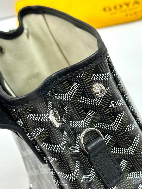 Женский рюкзак Goyard Alpin Mini Premium 23x19x9.5 см - Black