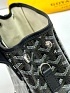 Женский рюкзак Goyard Alpin Mini Premium 23x19x9.5 см - Black