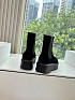 Женские замшевые сапоги The Row premium - Black