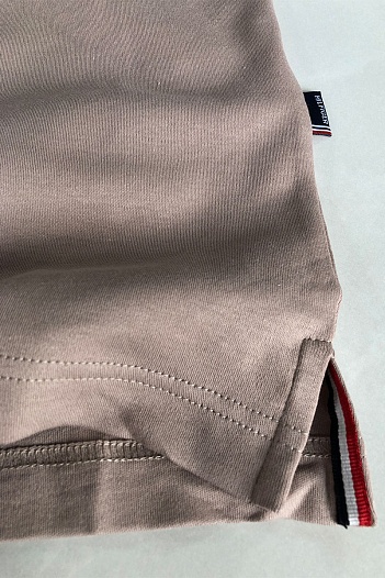 Классическое мужское поло Tommy Hilfiger зелёного цвета   