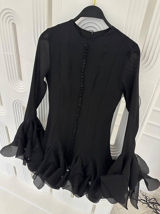 Женское чёрное платье Zimmermann Premium - Black