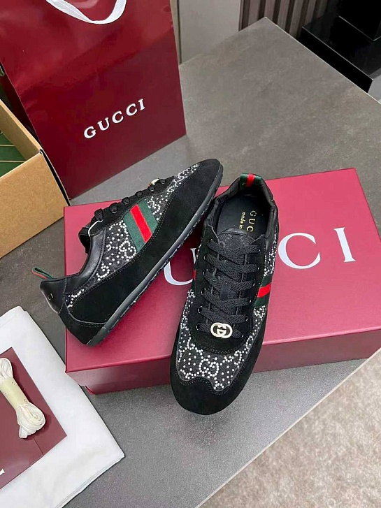 Женские кроссовки Gucci GG Shift premium