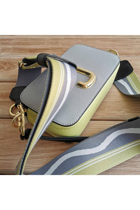 Кожаная сумка Marc Jacobs 25x16 см - Grey