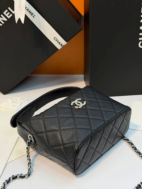 Кожаная сумка Chanel premium 18x12x6 см