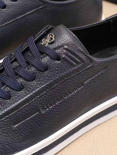 Мужские кожаные кроссовки Stefano Ricci   