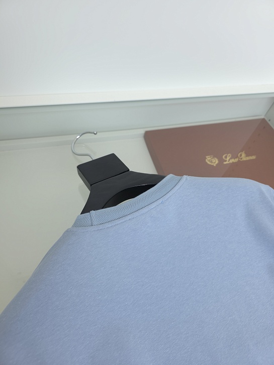 Мужская голубая футболка Loro Piana premium