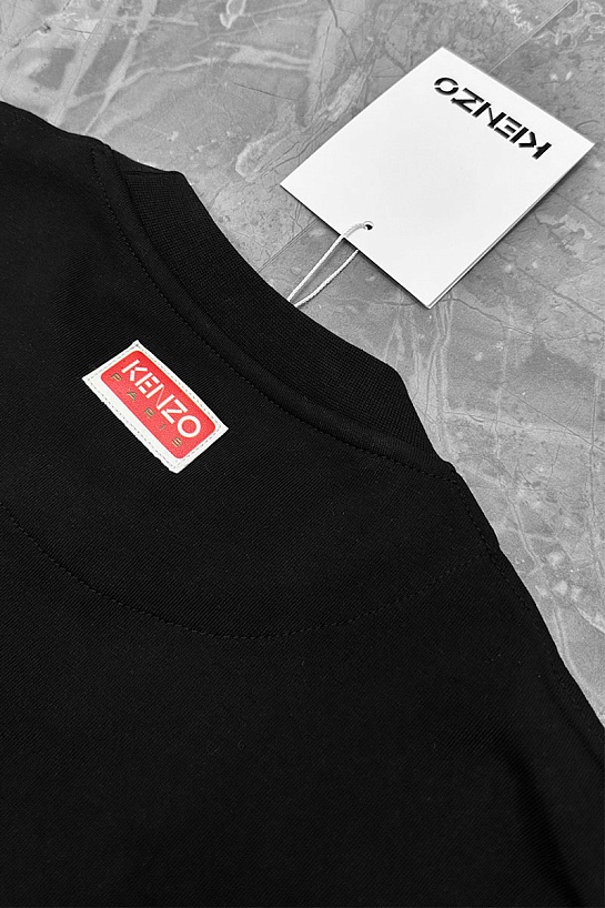 Чёрная футболка Kenzo Boke Flower graphic print