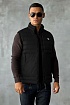 Мужской жилет чёрного цвета Stone Island compass badge