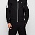 Кофта на молнии Hugo Boss side stripes - Black / White