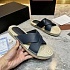 Мужские шлёпанцы Ermenegildo Zegna leather - Navy
