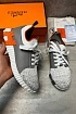 Мужские комбинированные кроссовки Hermes Depart - Grey