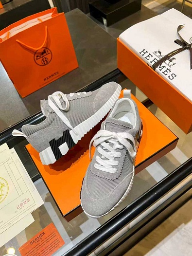 Женские комбинированные кроссовки Hermes Bouncing premium   
