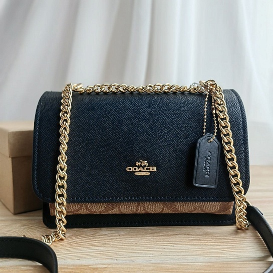 Женская кожаная сумка Coach Klare 19x13 см (2 расцветки)