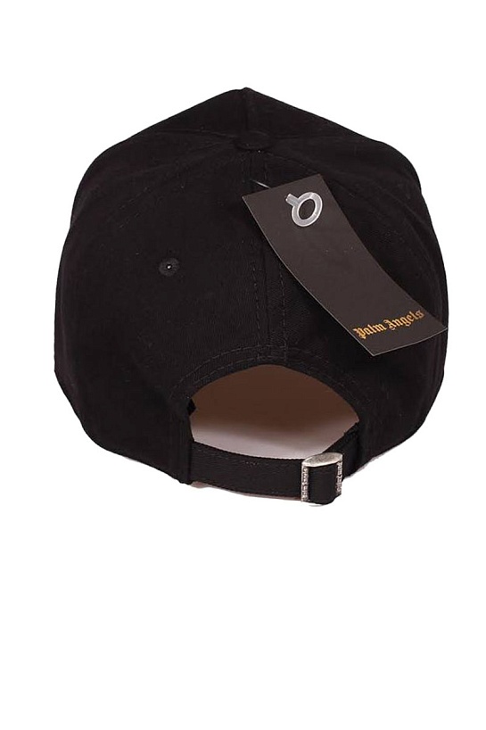 Чёрная бейсболка Palm Angels Milano Sprayed