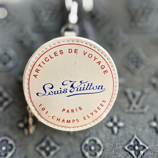 сумка Louis Vuitton On The Go MM Monogram Denim 36x28см   