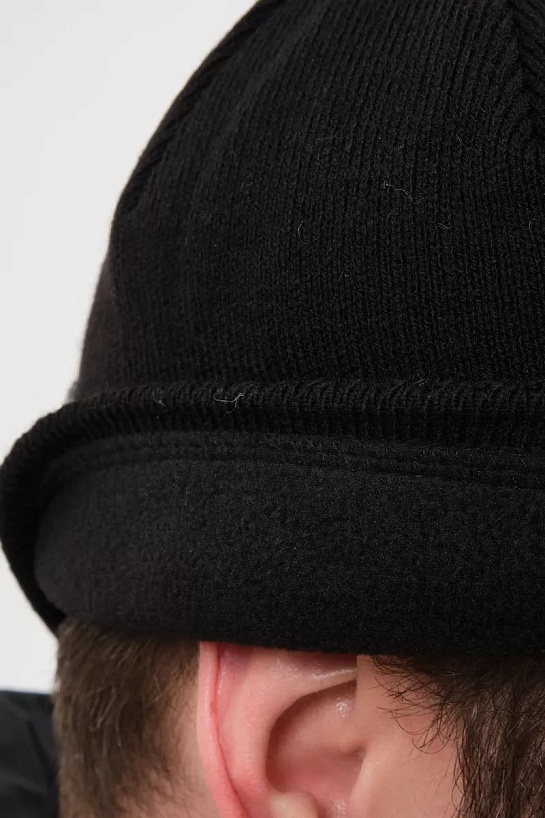 Шапка на флисе Paul & Shark logo-badge - Black