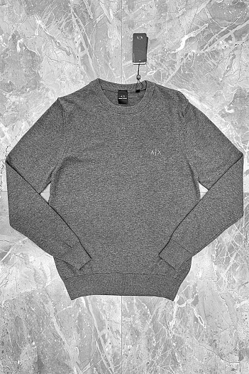 Мужская серая кофта Armani Exchange   