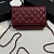 Кожаная сумка Chanel Wallet on Chain premium 19x12x4 см