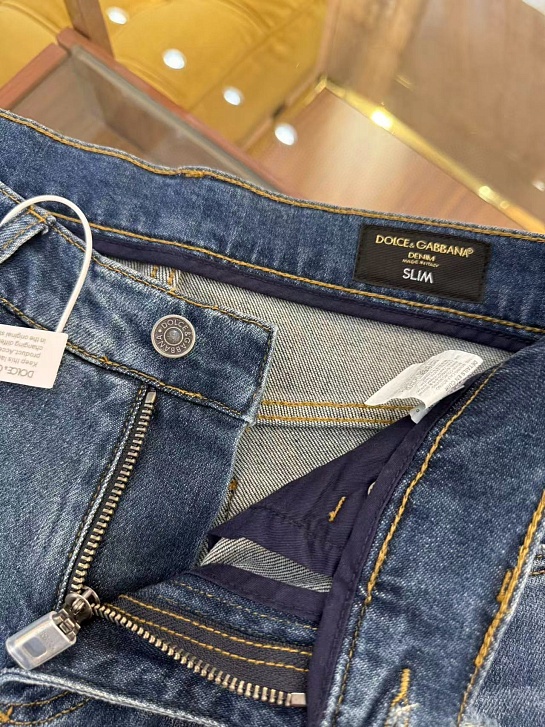 Мужские синие джинсы Dolce & Gabbana comfort fit