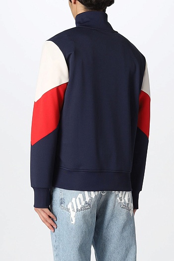 Кофта на молнии Palm Angels colorblock track   