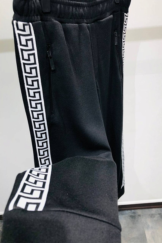 Мужские чёрные штаны Versace